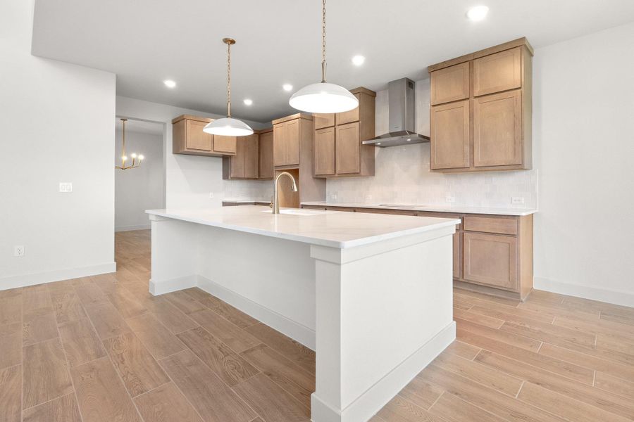 Furnished interior view inside a new home in Santa Rita Ranch, Liberty Hill (Image 10).
