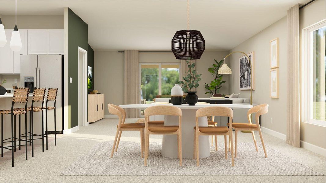 Furnished interior view inside a new home in Seagrove: The Indies, Fort Pierce (Image 8).