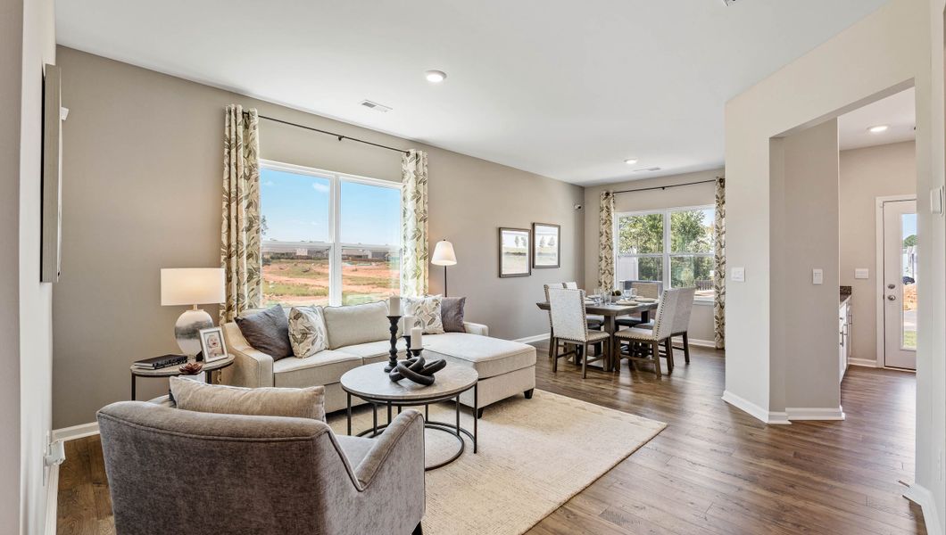 Furnished interior view inside a new home in Tanglewood Townes, Greenville (Image 5).
