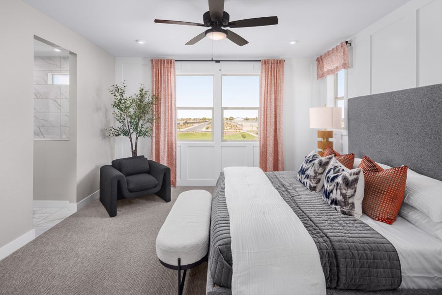 Furnished interior view inside a new home in Montana Vista - Summit: Summit, Buckeye (Image 16).