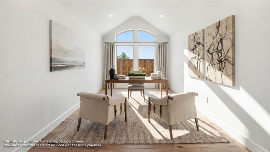 Furnished interior view inside a new home in The Heights at Uptown Celina, Celina (Image 11).