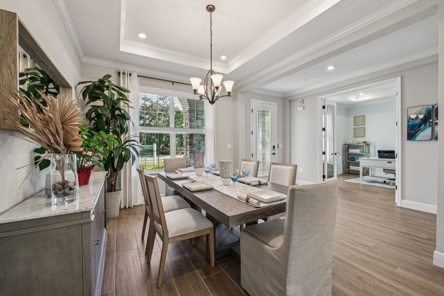 Representative furnished interior of a home built from the Sienna by Maronda Homes in Lake County Communities, Mount Plymouth (Image 27).