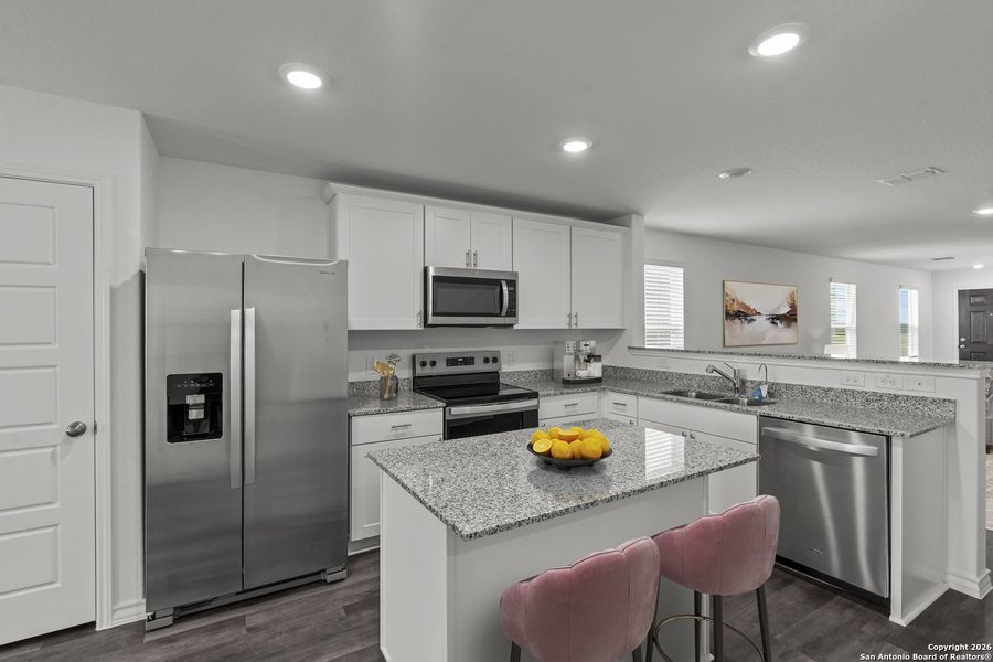 Furnished interior view inside a new home in Meadows at Clear Springs, New Braunfels (Image 3).