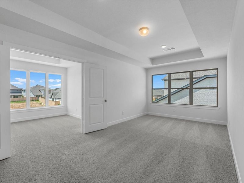 Spacious, unfurnished interior of a new home in Bridgeland, Cypress (Image 8). Spacious, unfurnished interior of a new home in Bridgeland, Cypress (Image 8).