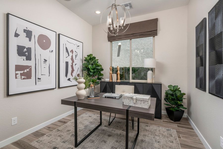 Representative furnished interior of a home built from the Grand 5G by Risewell Homes in Wildera, San Tan Valley (Image 8).
