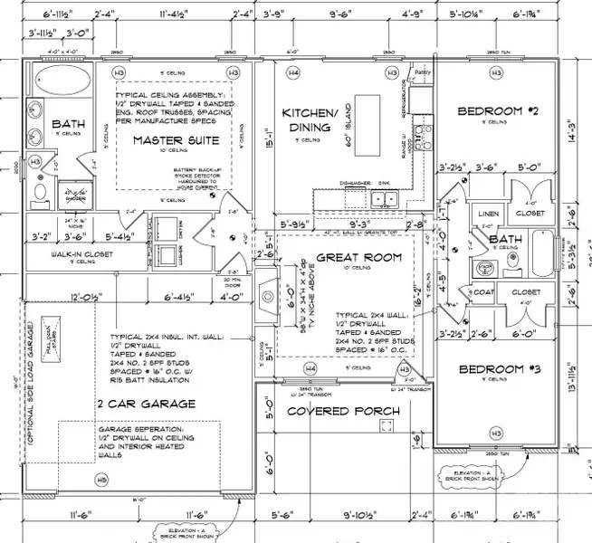 2D floor plan layout of this home in , Oakboro, NC (Image 4). 2D floor plan layout of this home in , Oakboro, NC (Image 4).