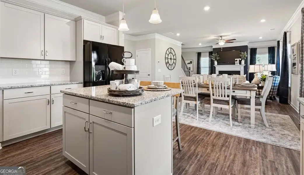 Furnished interior view inside a new home in Bryson Farms, Byron (Image 31).