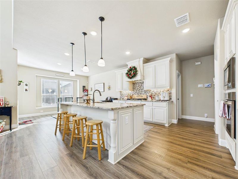 Furnished interior view inside a new home in , Ponder (Image 12).