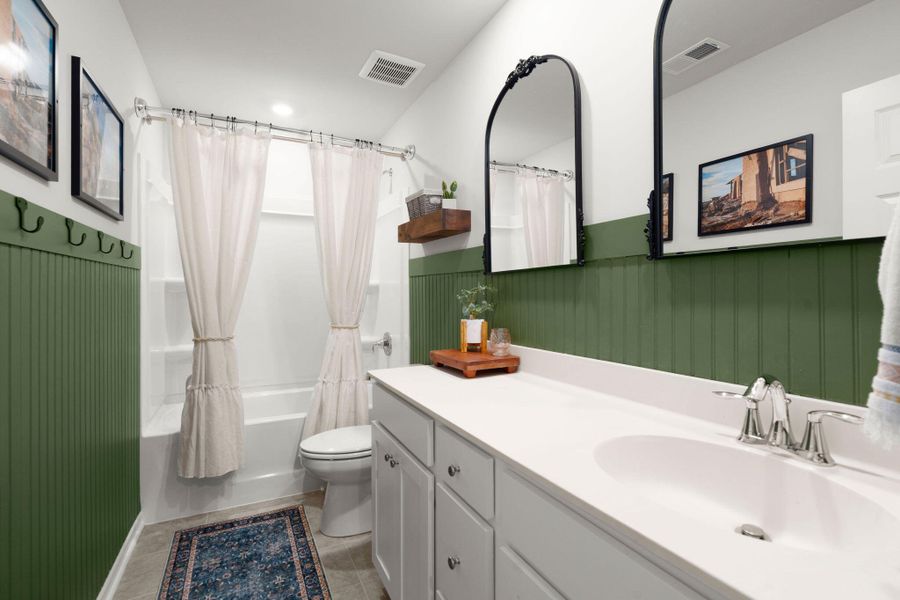 Furnished interior view inside a new home in Lindera Preserve at Cane Bay Plantation, Summerville (Image 29).