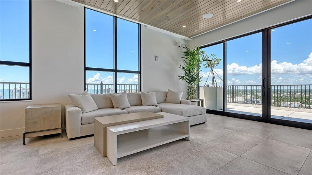 Furnished interior view inside a new home in , Sarasota (Image 42).