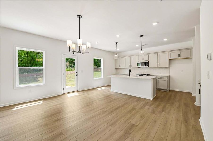 Spacious, unfurnished interior of a new home in Eastlyn Crossing, Flowery Branch (Image 13). Spacious, unfurnished interior of a new home in Eastlyn Crossing, Flowery Branch (Image 13).