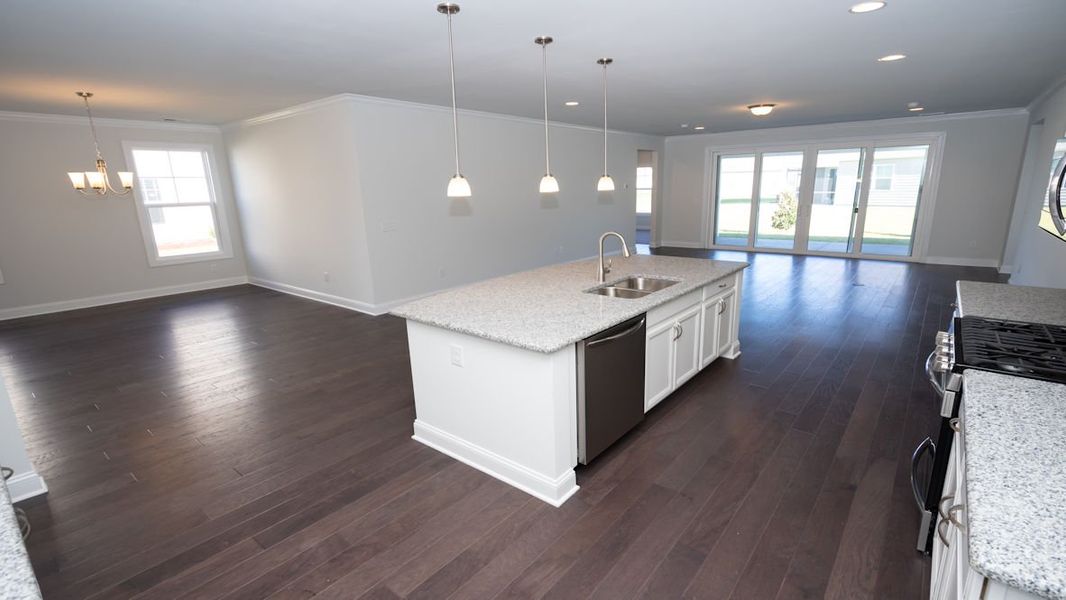 Representative furnished interior of a home built from the TRIVECTA by D.R. Horton in Waterbridge, Myrtle Beach (Image 8).