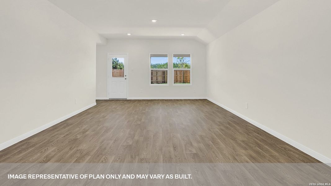 Spacious, unfurnished interior of a new home in Paramount, Kyle (Image 21).