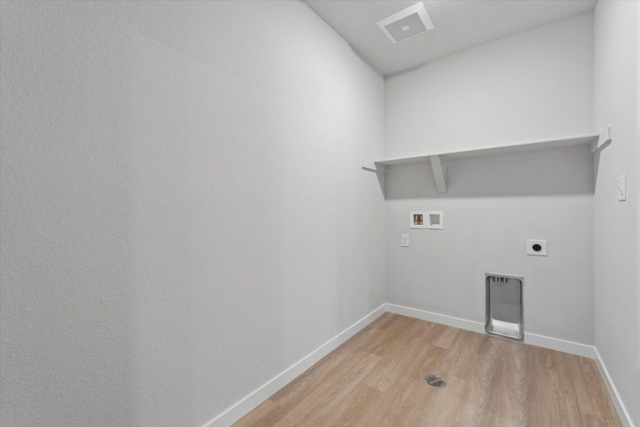 A room with white walls. A room with white walls.