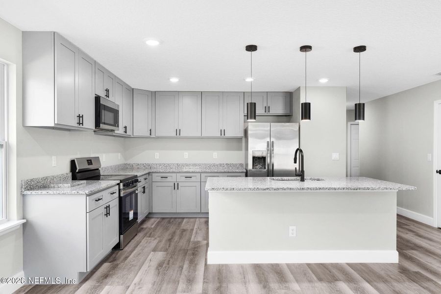 Furnished interior view inside a new home in , Jacksonville (Image 6).