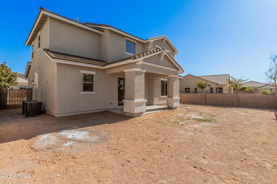 Rear Elevation & Backyard