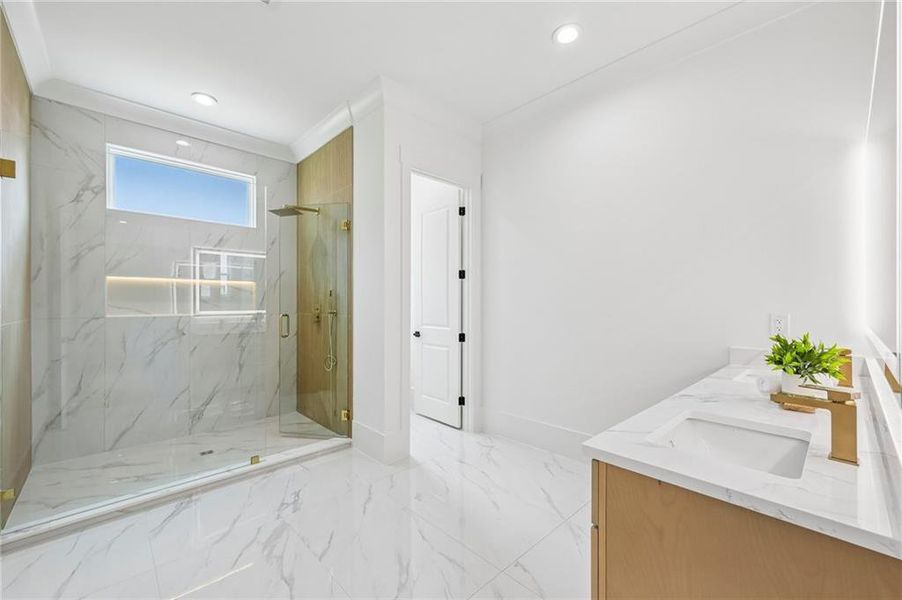 Furnished interior view inside a new home in , Hoschton (Image 10).