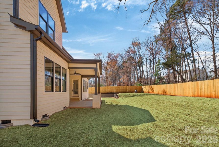 Exterior details and patio area of a home in , Belmont (Image 3).