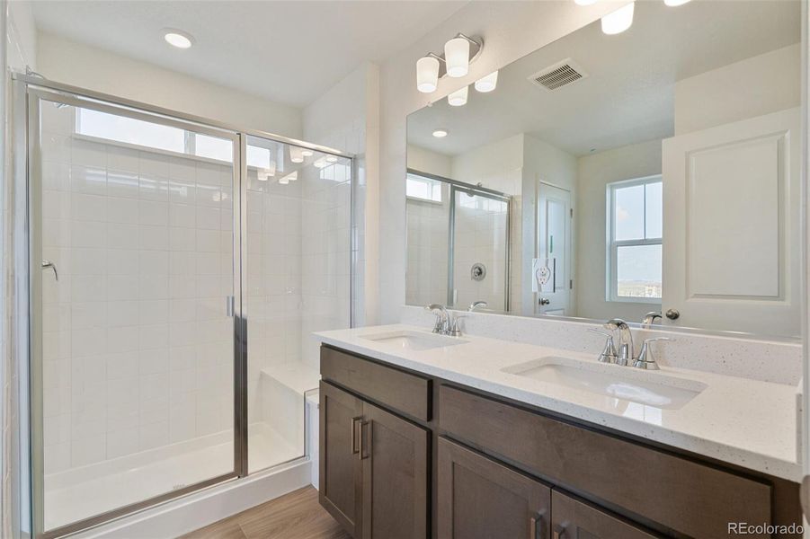Furnished interior view inside a new home in Windler Villas, Aurora (Image 9).
