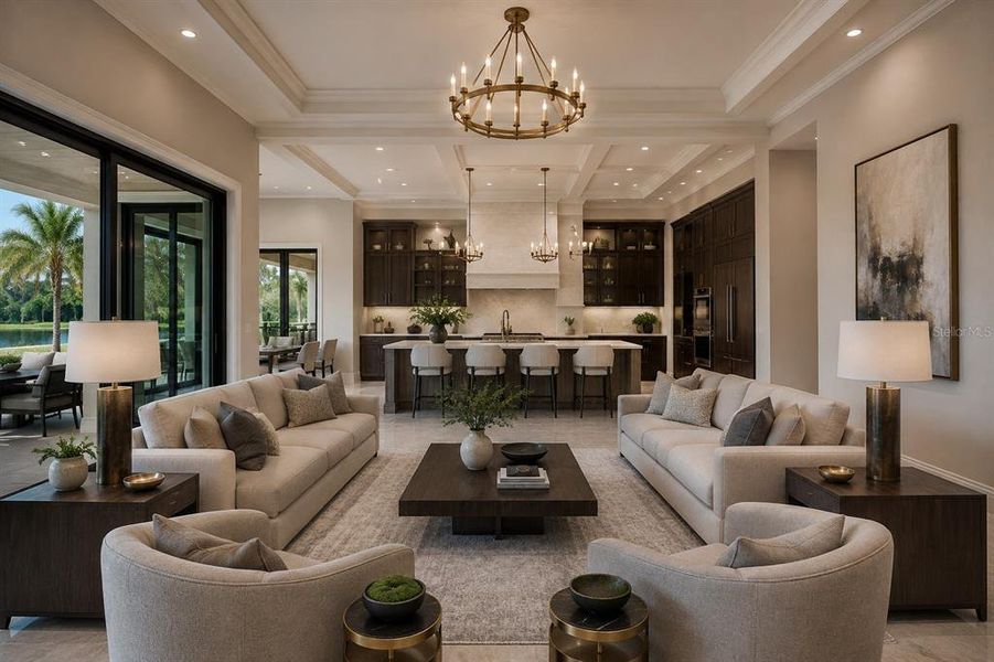 Furnished interior view inside a new home in , Odessa (Image 23).