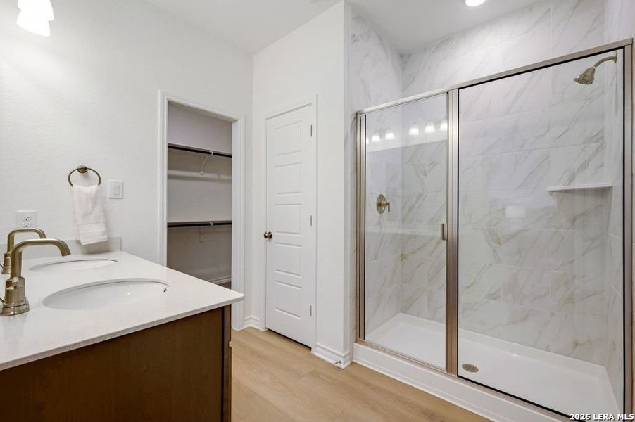 Furnished interior view inside a new home in Nopal Valley, San Antonio (Image 4).