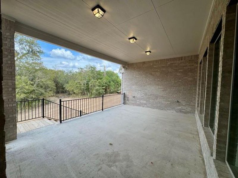 Rear Covered Patio