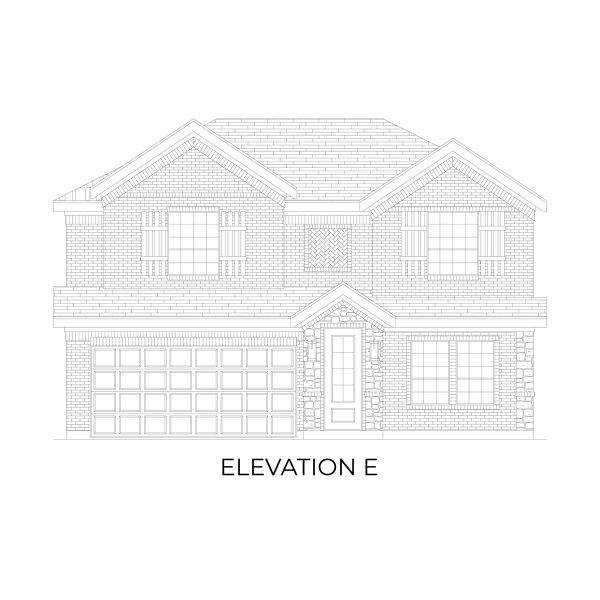 Representative rendering of the exterior for the Reagan F by First Texas Homes (Image 20). Representative rendering of the exterior for the Reagan F by First Texas Homes (Image 20).