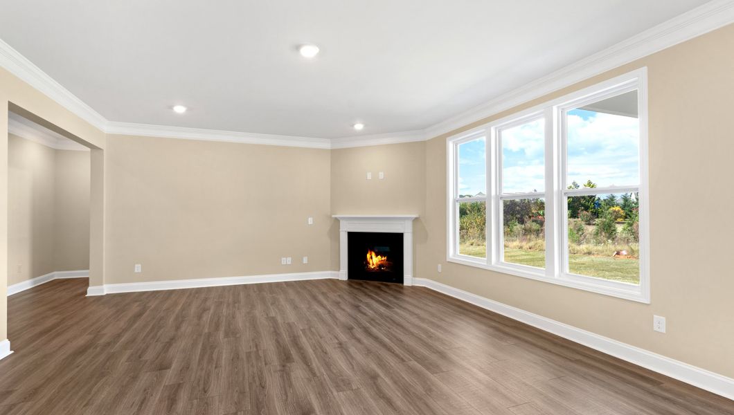 Spacious, unfurnished interior of a new home in Campbell Ridge, Piedmont (Image 23). Spacious, unfurnished interior of a new home in Campbell Ridge, Piedmont (Image 23).