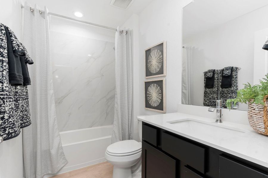 Furnished interior view inside a new home in Tamarron, Fulshear (Image 44).