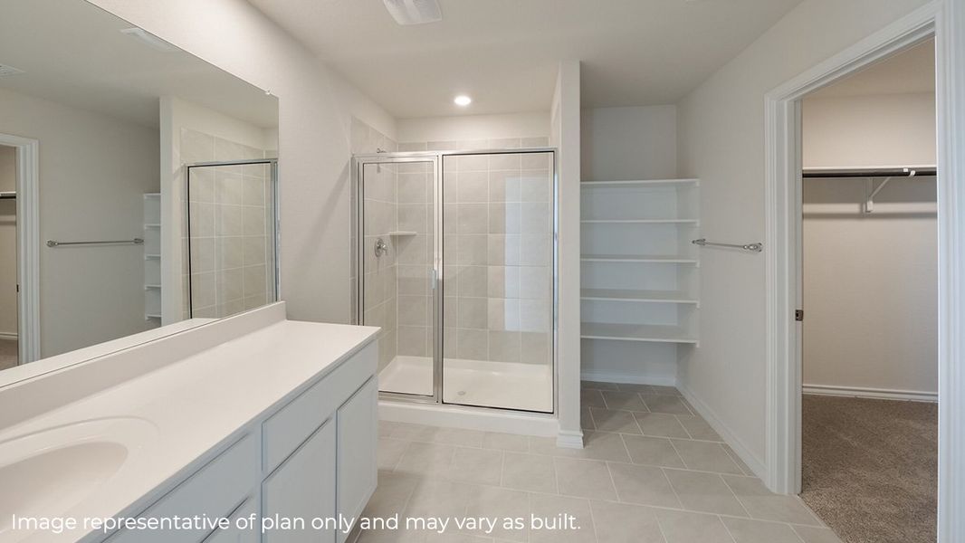 Furnished interior view inside a new home in Tamarron, Fulshear (Image 6).