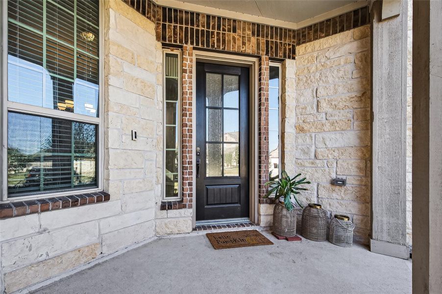 Exterior details and patio area of a home in StoneCreek Estates, Richmond (Image 4). Exterior details and patio area of a home in StoneCreek Estates, Richmond (Image 4).