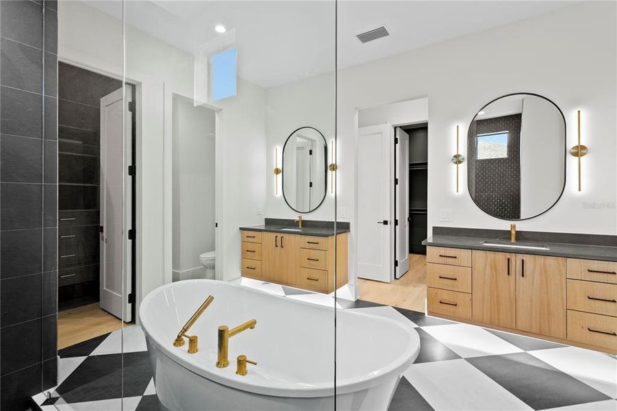 Furnished interior view inside a new home in , Tampa (Image 54).