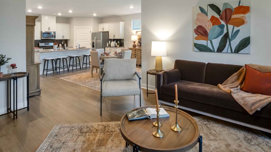 Furnished interior view inside a new home in Nexus South, Gallatin (Image 18).