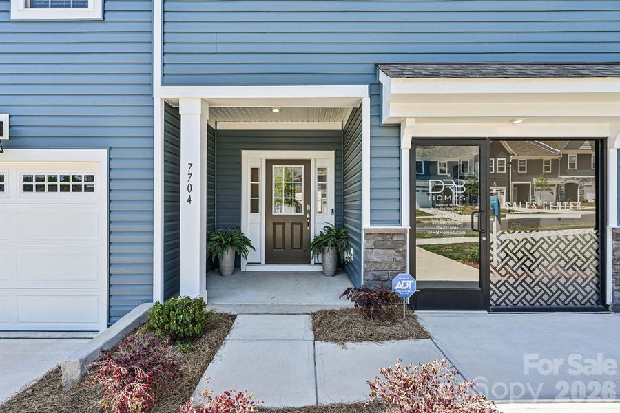 Model Home - Covered Front Porch. Model Home - Covered Front Porch.