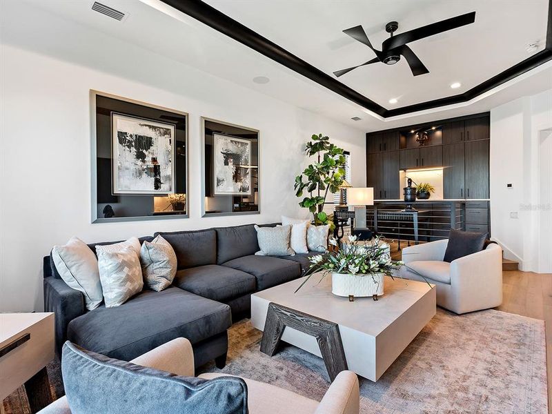 Furnished interior view inside a new home in , Sarasota (Image 54). Furnished interior view inside a new home in , Sarasota (Image 54).