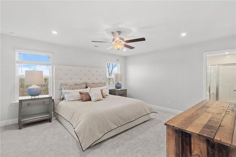 Furnished interior view inside a new home in Sierra Creek, Hoschton (Image 14).