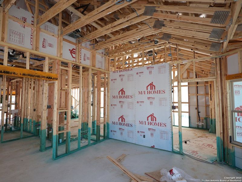 In-progress construction of a new home in Meadows at Clear Springs, New Braunfels, TX (Image 24).