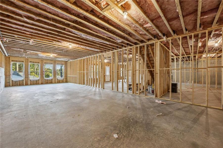 In-progress construction of a new home in , Buford, GA (Image 47).