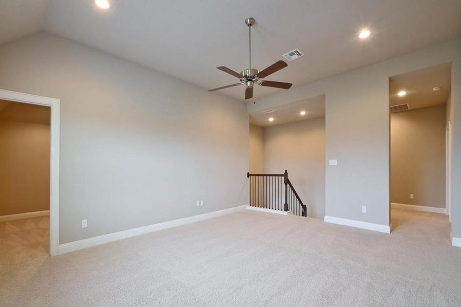 Representative unfurnished interior of a home built from the Oaks 3646 by Brohn Homes in Oaks at San Gabriel, Georgetown (Image 14).