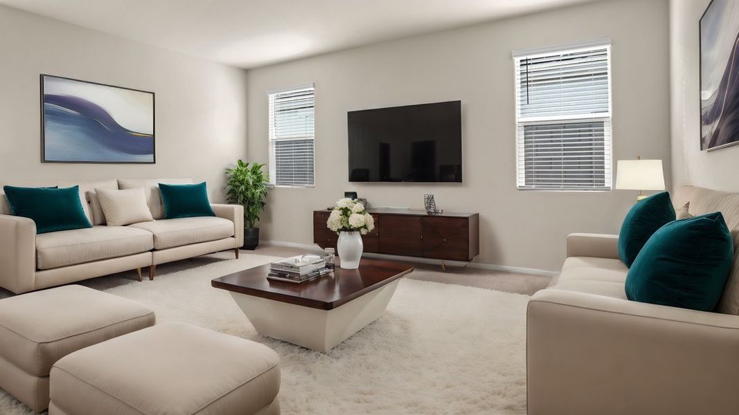 Furnished interior view inside a new home in Rio Rancho Estates, Wittmann (Image 5).