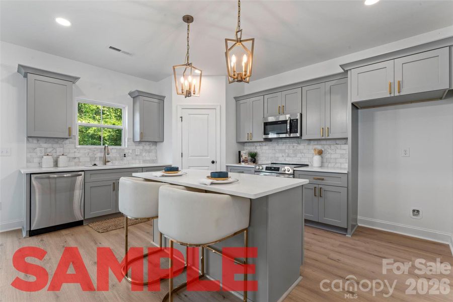 Furnished interior view inside a new home in , Granite Quarry (Image 7).