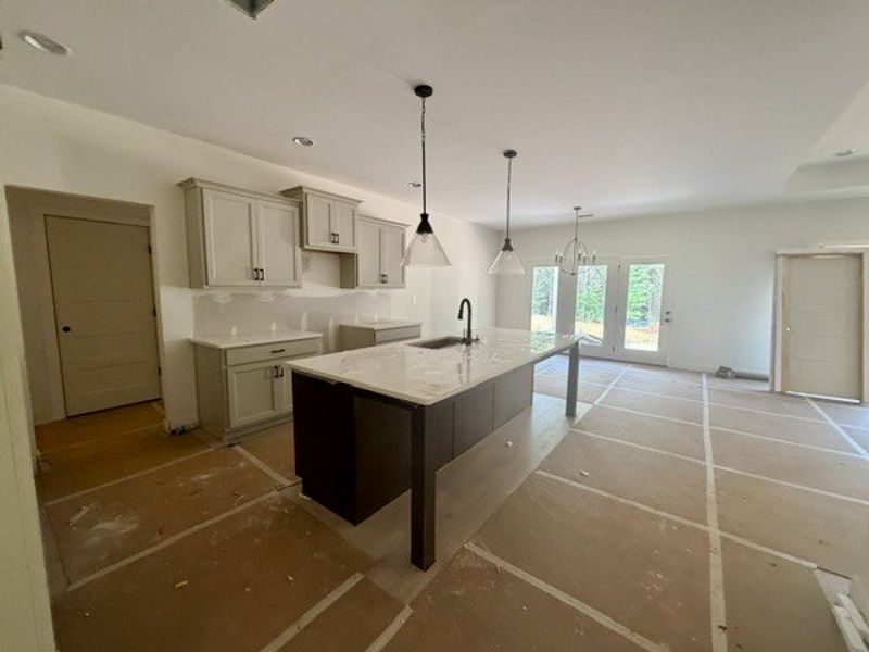 In-progress construction of a new home in Mitchell Farms, LaGrange, GA (Image 4).
