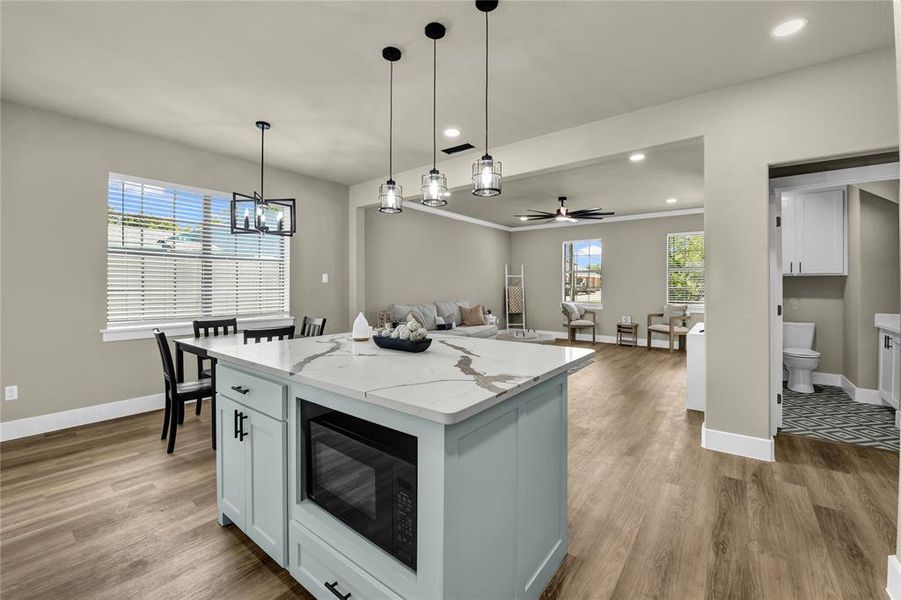 Furnished interior view inside a new home in , Mineral Wells (Image 3).