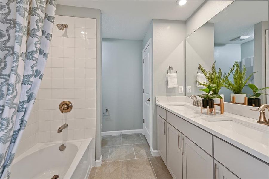 Furnished interior view inside a new home in Bloomingdale Townes, Brandon (Image 18).