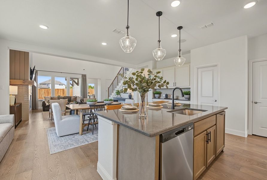 Furnished interior view inside a new home in Leonard Trails, Anna (Image 13).