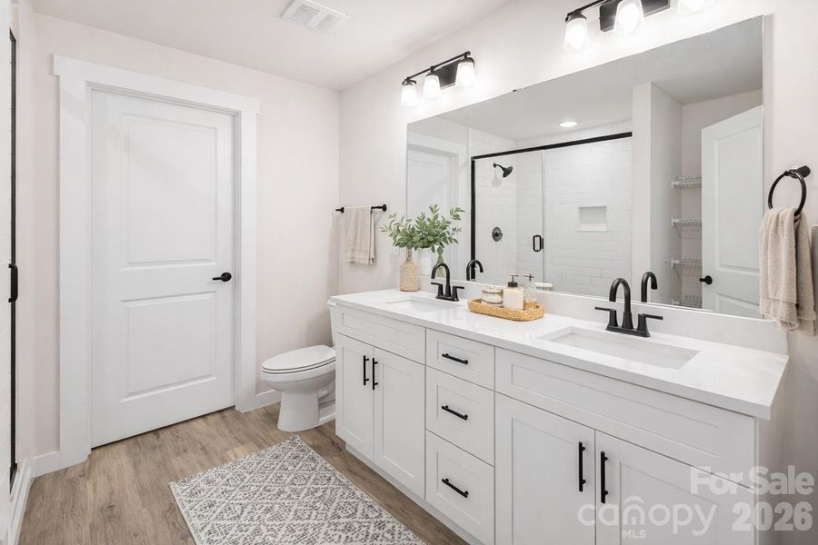 Furnished interior view inside a new home in , Hudson (Image 9).