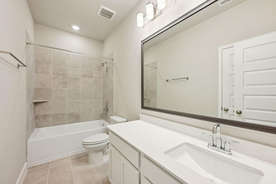 Furnished interior view inside a new home in Kemah Crossing - Luxe Series, Kemah (Image 31).