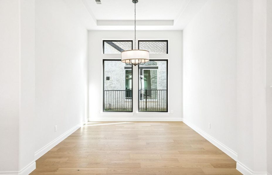 Spacious, unfurnished interior of a new home in Bridgeland 60′, Cypress (Image 21).