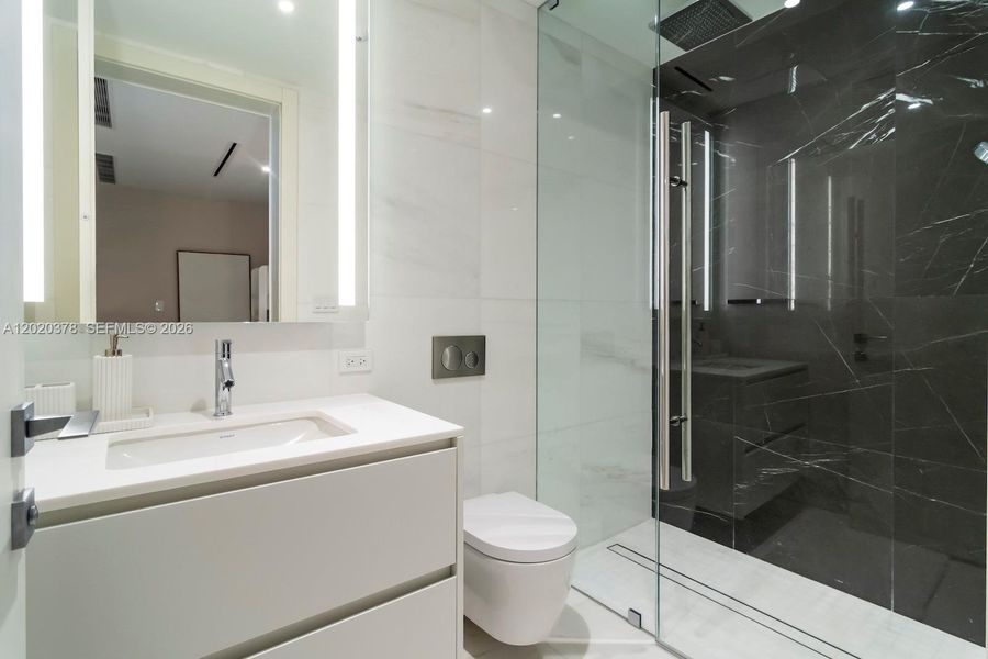 Furnished interior view inside a new home in , Miami (Image 33).