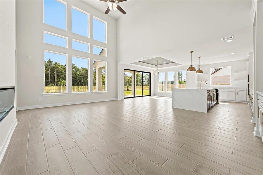Representative unfurnished interior of a home built from the The Paso Robles by Westin Homes in ARTAVIA® - 65' Art Collection, Conroe (Image 12).